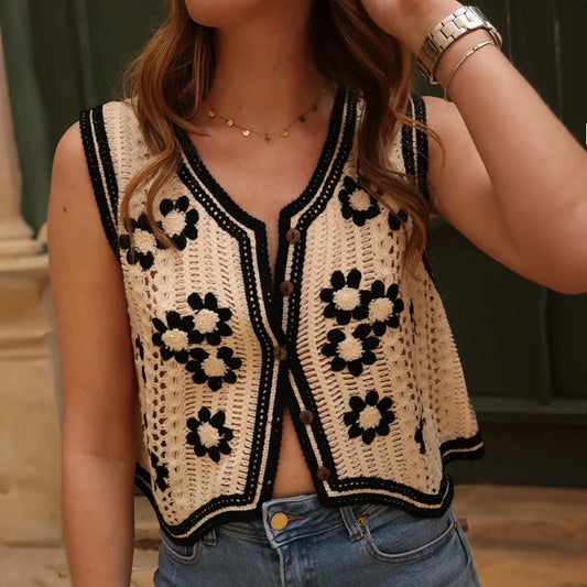 Chaleco Floral