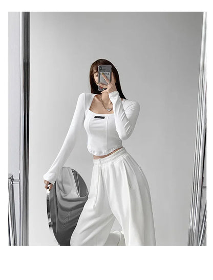Blusa estilo americano 
Manga larga