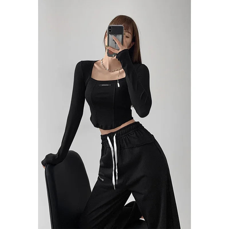 Blusa estilo americano 
Manga larga