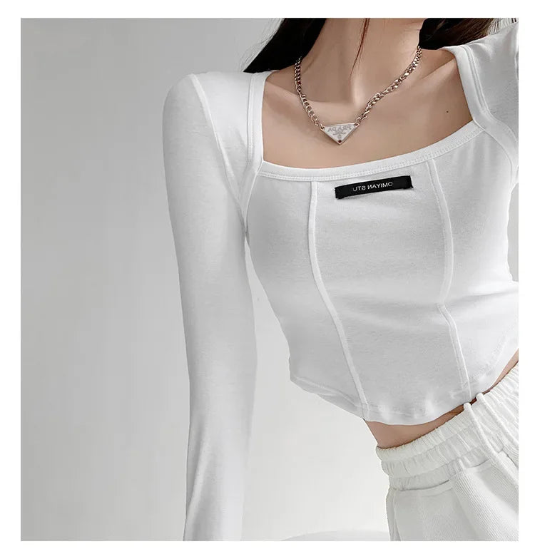 Blusa estilo americano 
Manga larga
