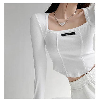 Blusa estilo americano 
Manga larga