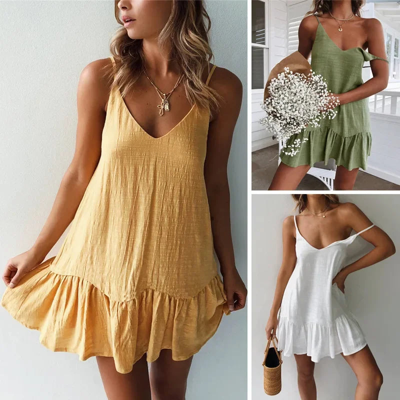 Vestido Corto Tirantes