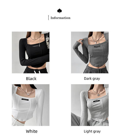 Blusa estilo americano 
Manga larga