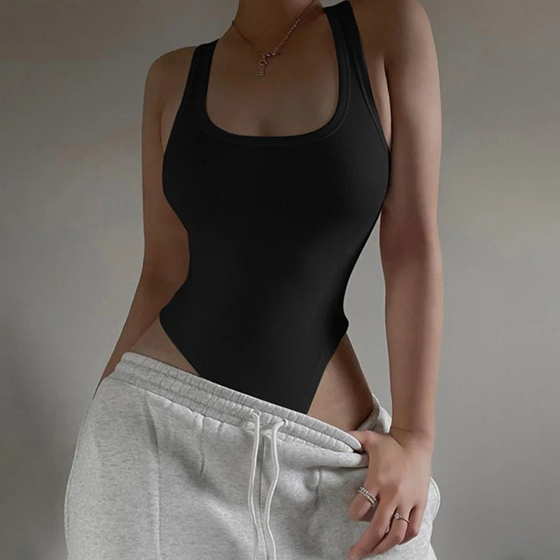 Body de punto sin mangas