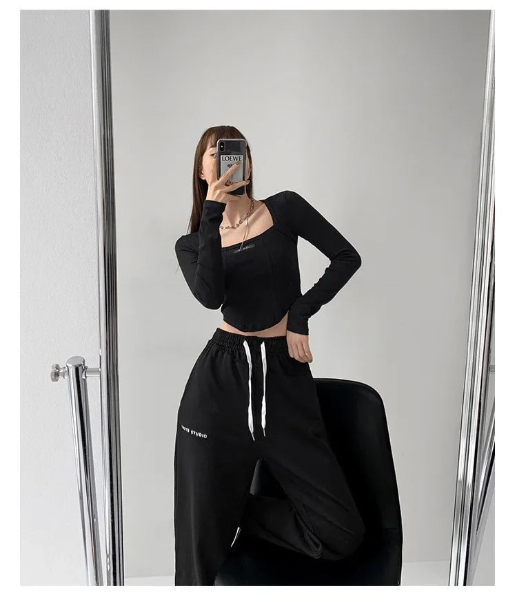 Blusa estilo americano 
Manga larga